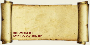 Jovanka Stojadinović vizit kartica